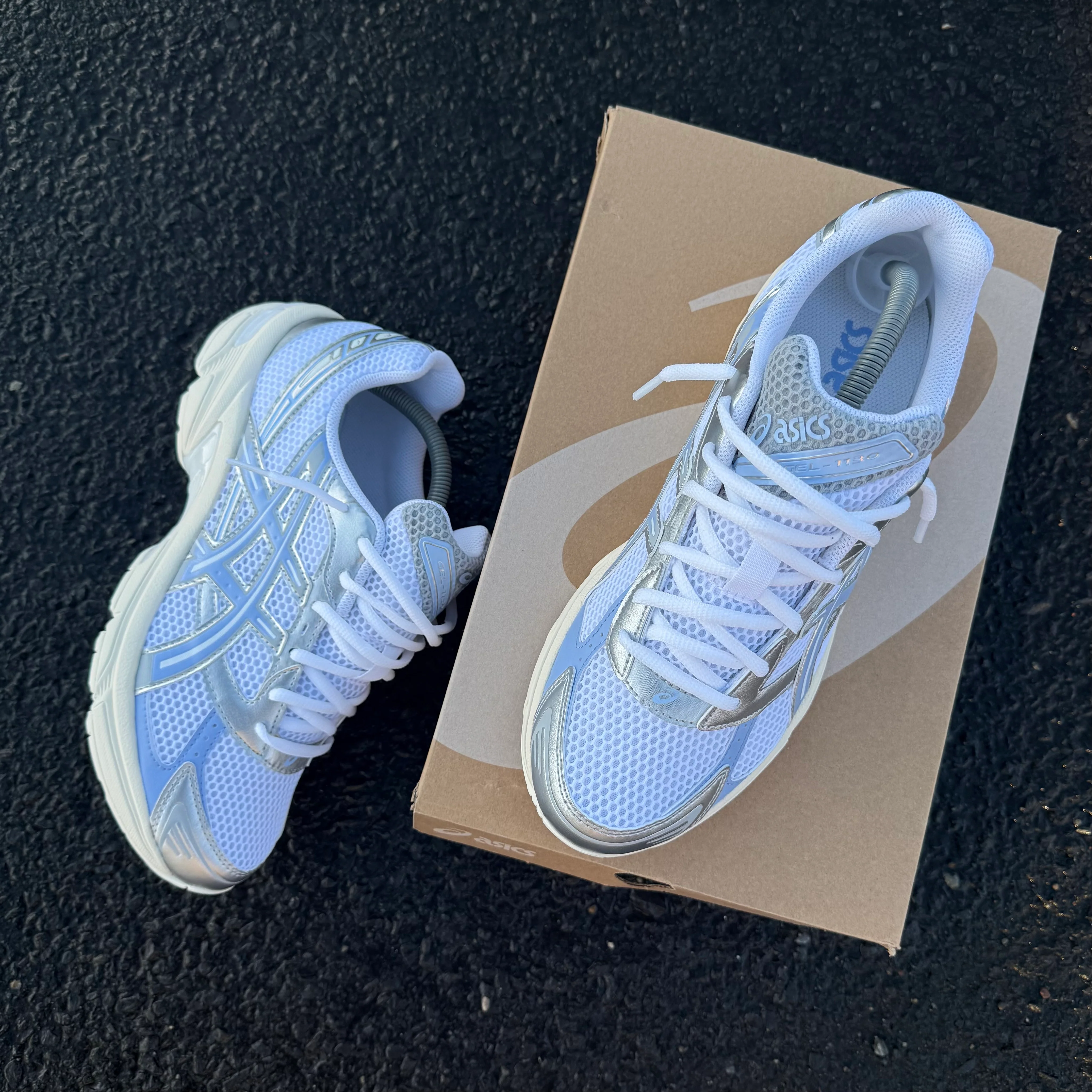 ASICS GEL 1130 TRAINER - WHITE LIGHT SAPPHIRE - Image 2