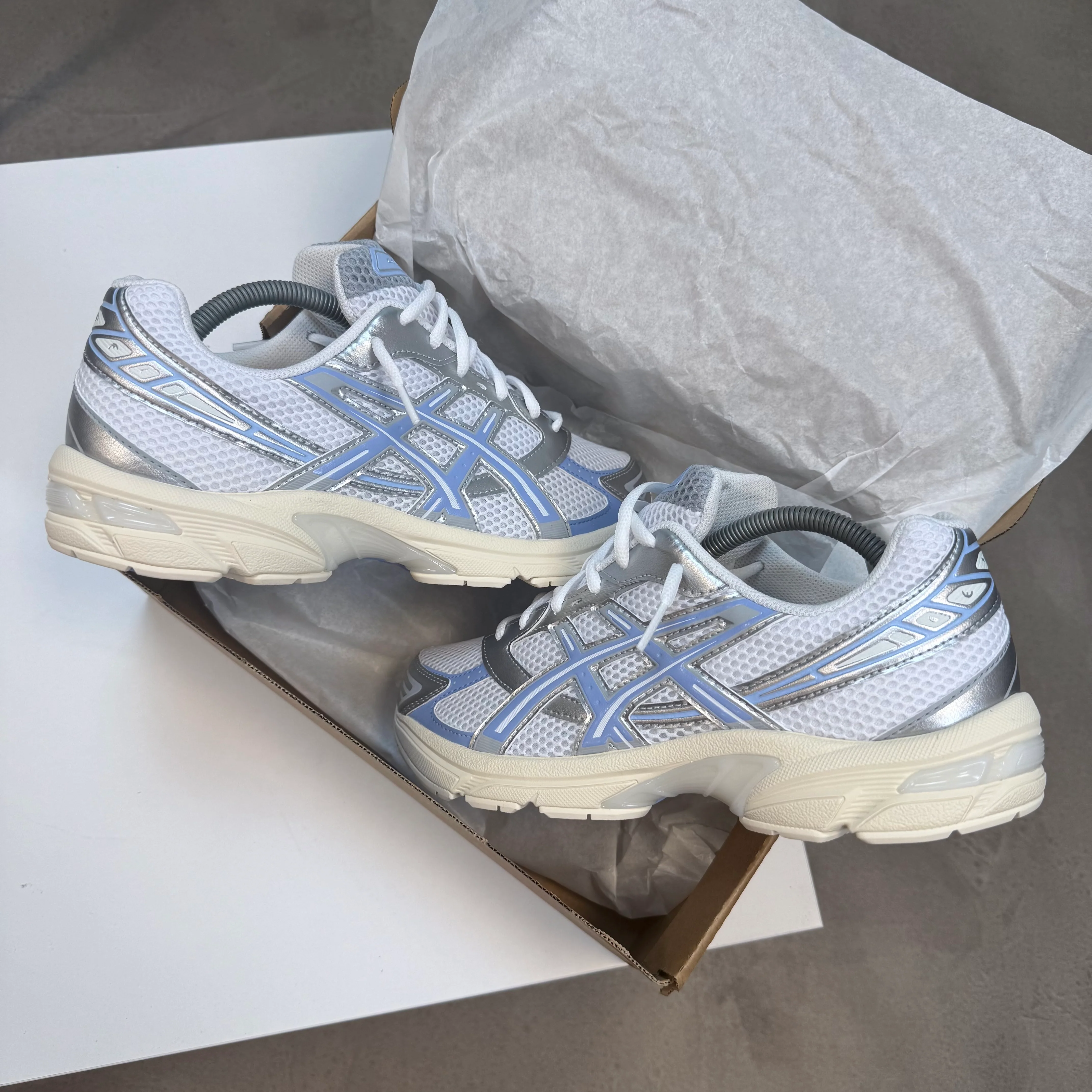 ASICS GEL 1130 TRAINER - WHITE LIGHT SAPPHIRE - Image 4