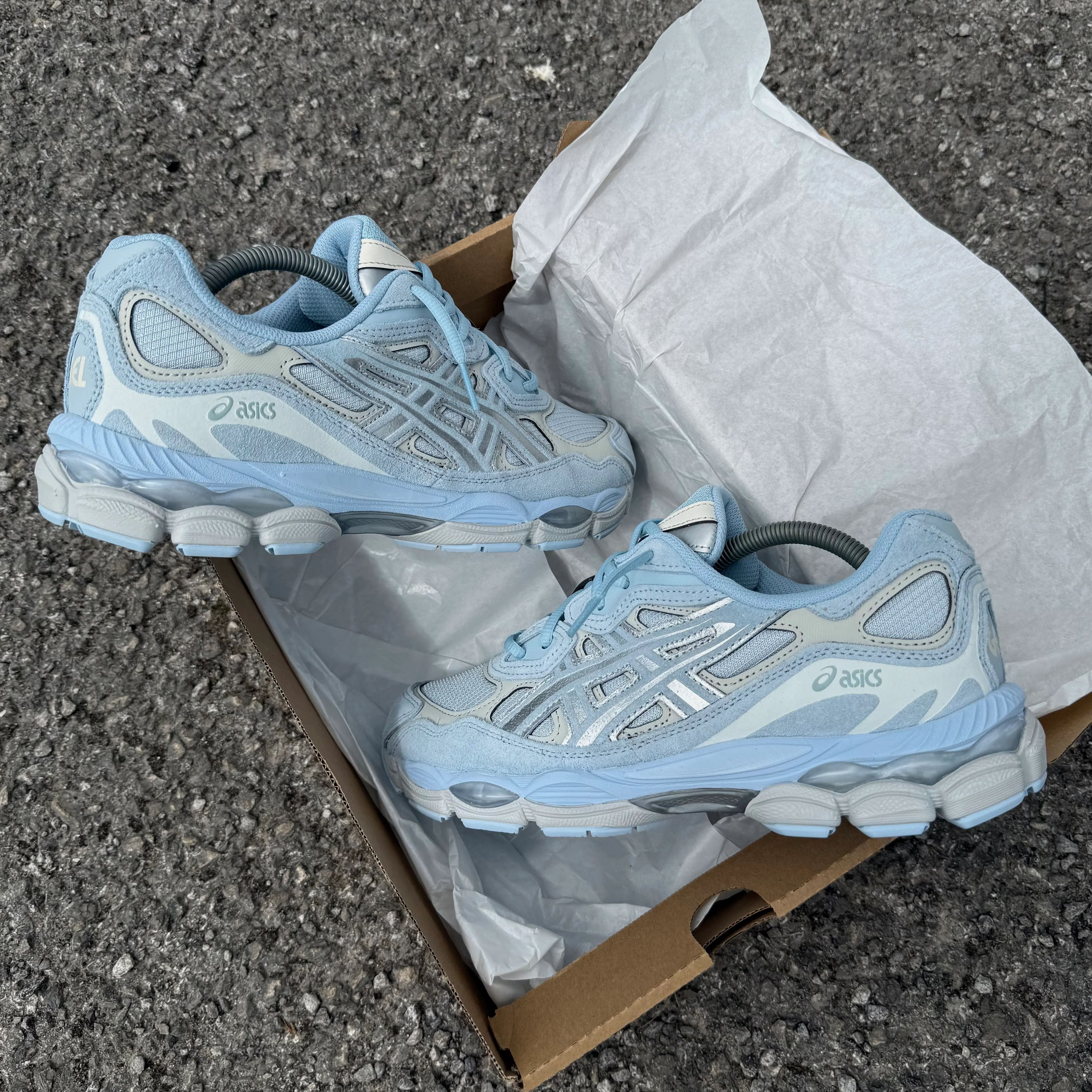 ASICS GEL NYC TRAINER - STORM CLOUD PURE SILVER