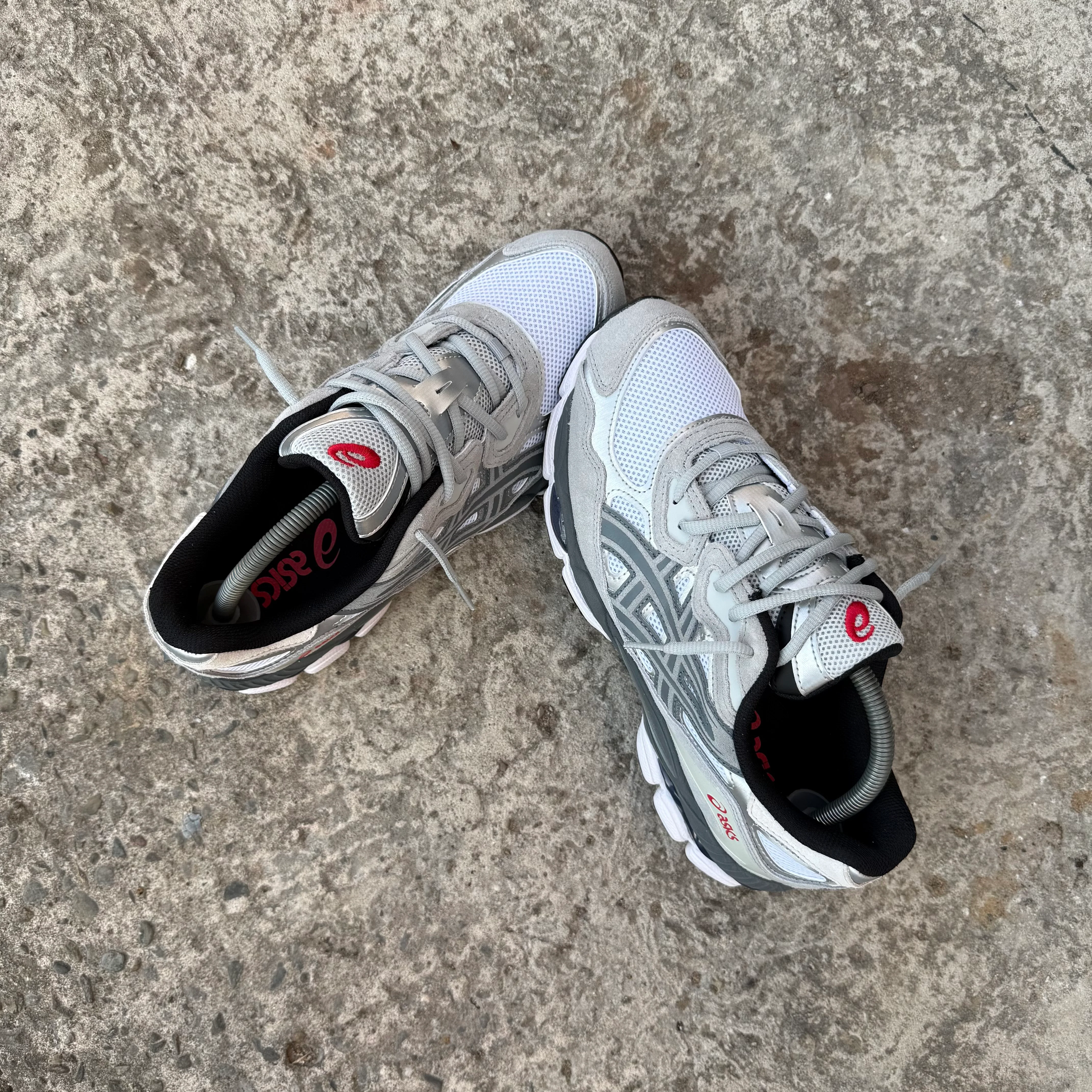 ASICS GEL NYC TRAINER - WHITE / STEEL GREY - Image 3
