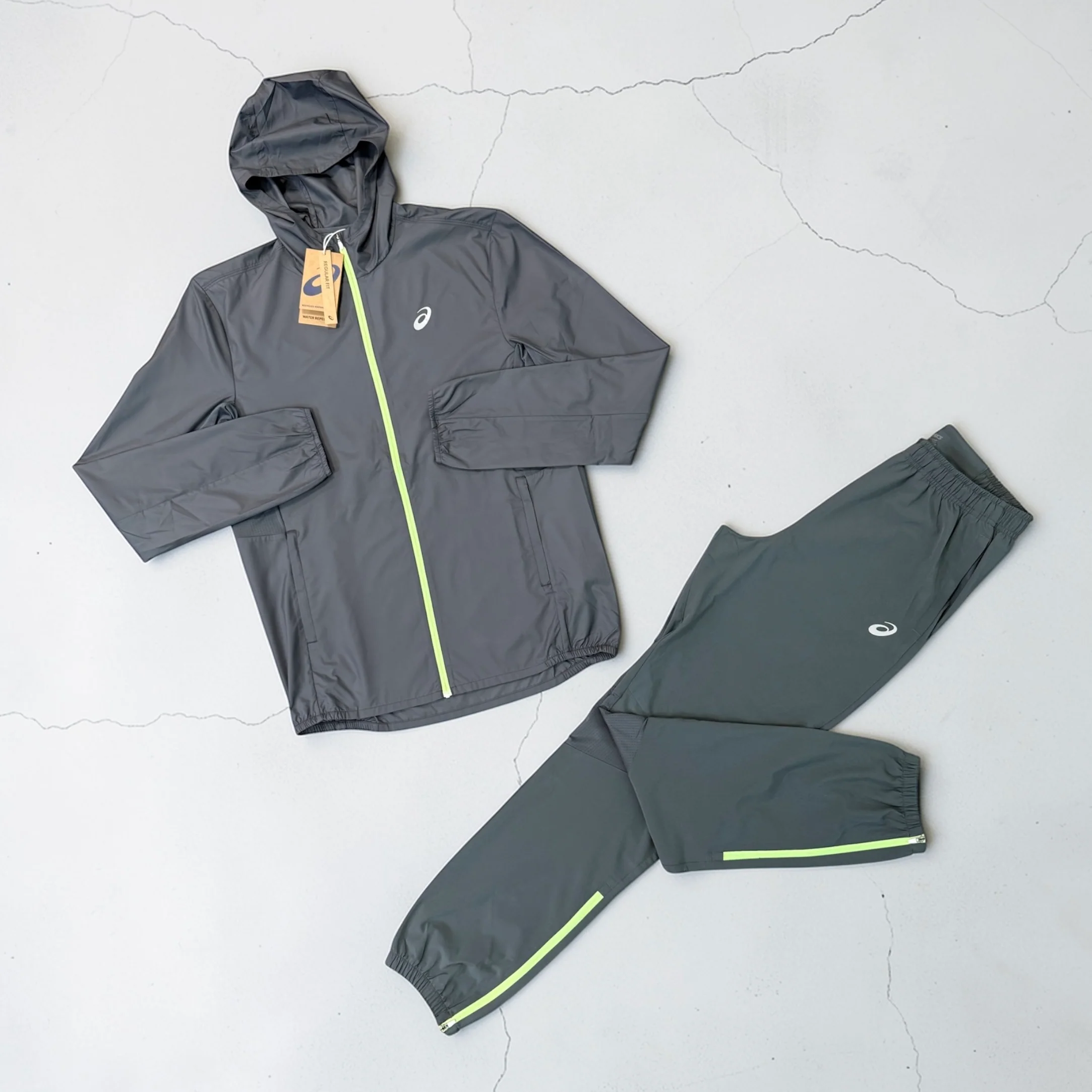 ASICS WINDRUNNER AND PANTS SET - GREY
