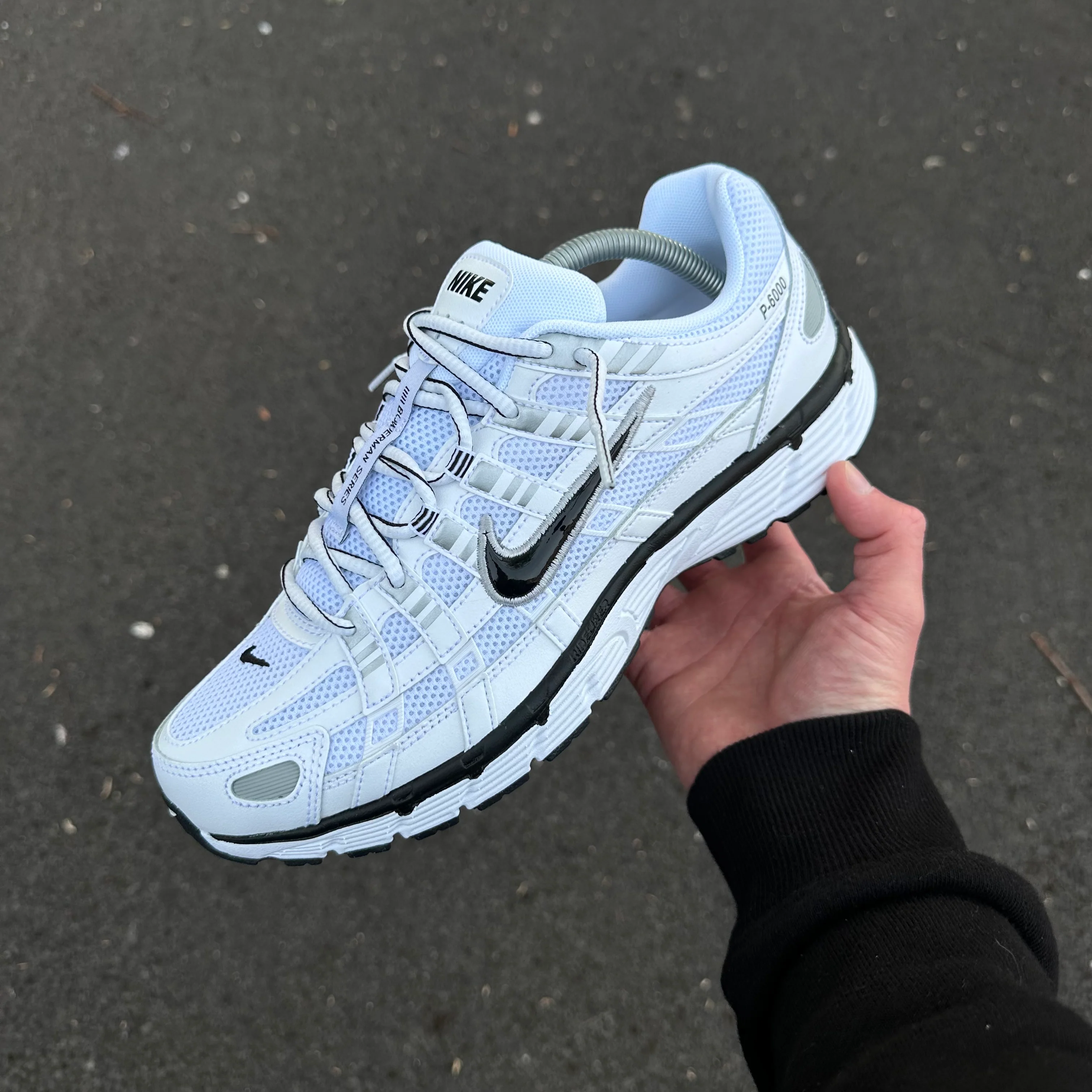 NIKE P-6000 - ICE WHITE / BLACK METALLIC SILVER - Image 3