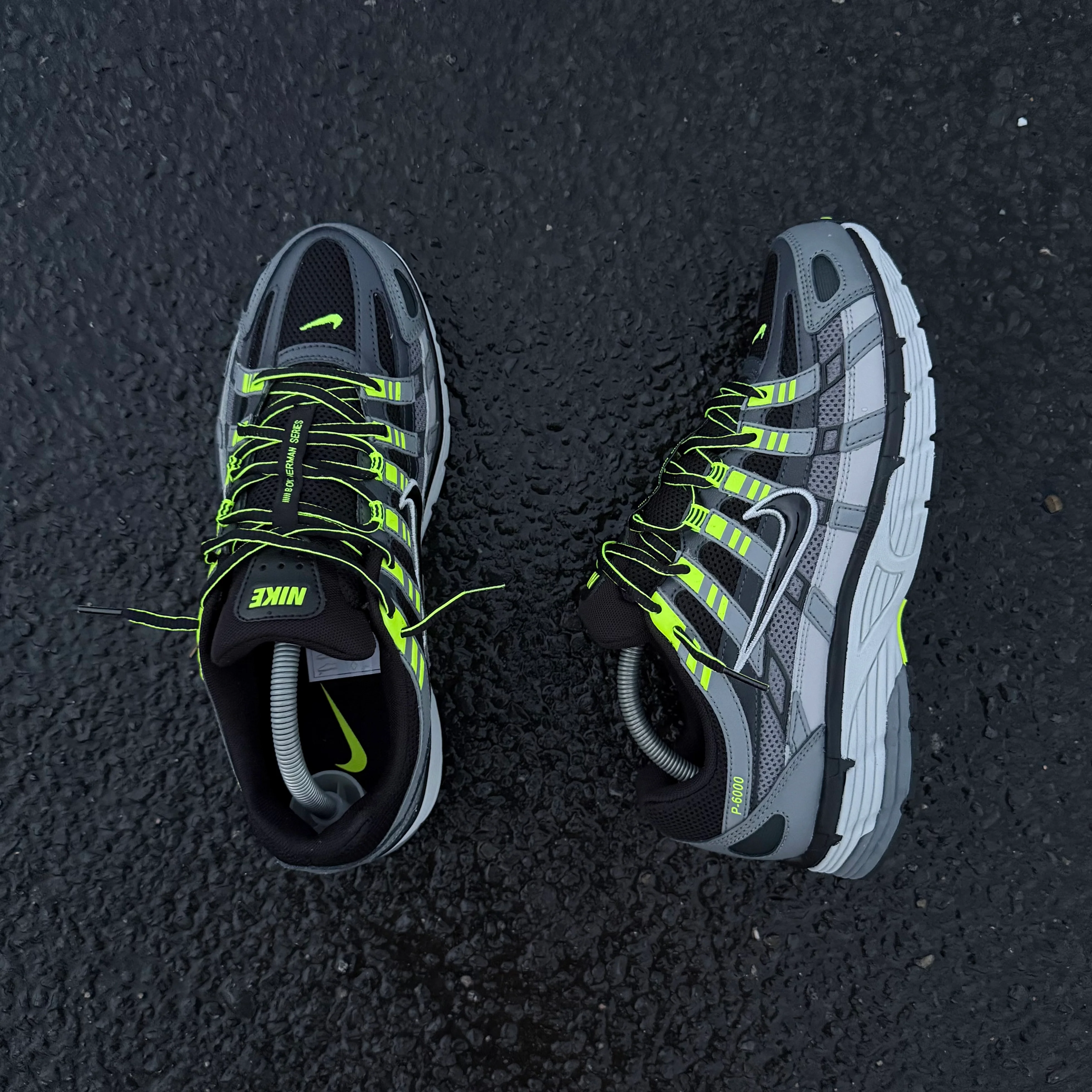 NIKE P-6000 - SMOKE GREY / VOLT - Image 2