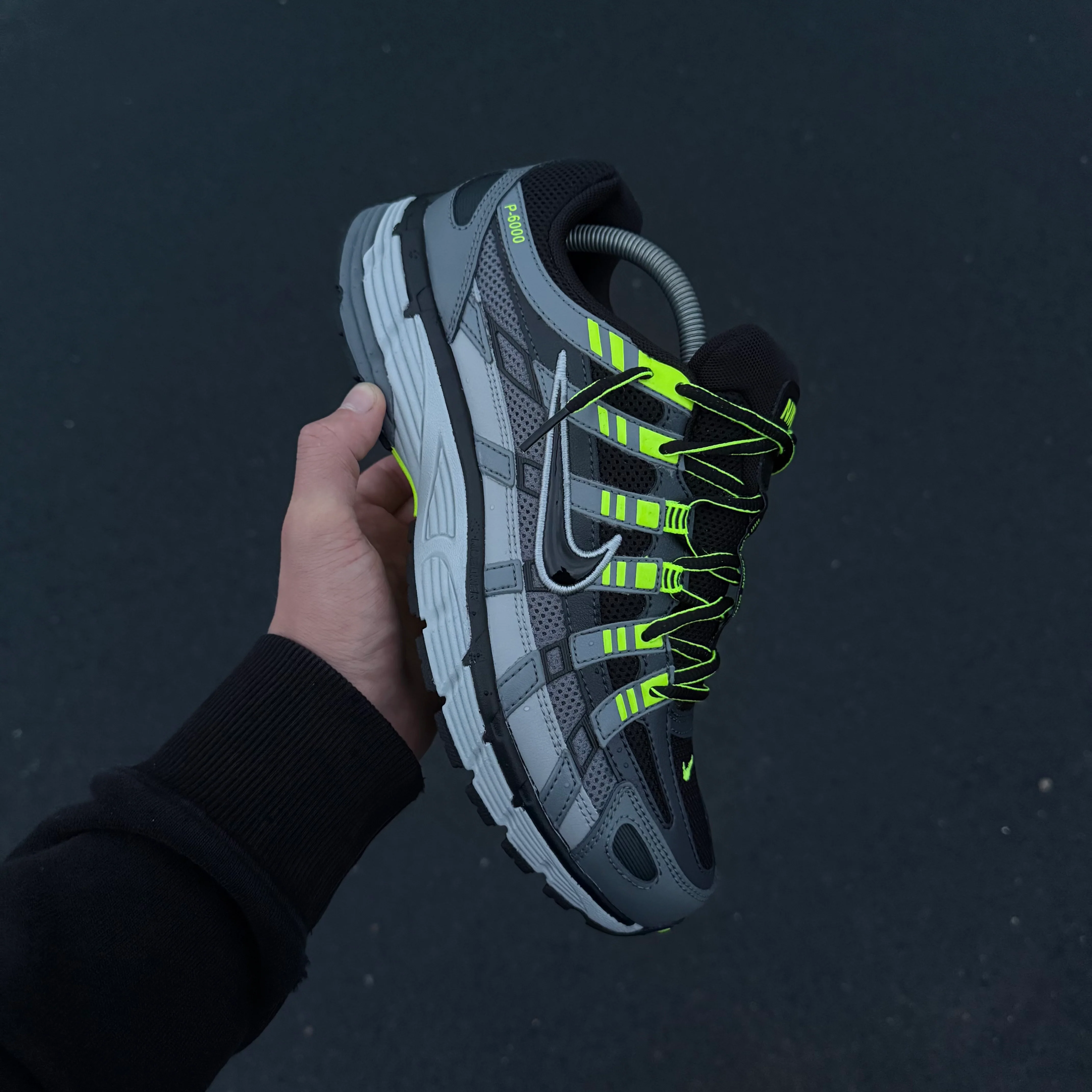 NIKE P-6000 - SMOKE GREY / VOLT - Image 3